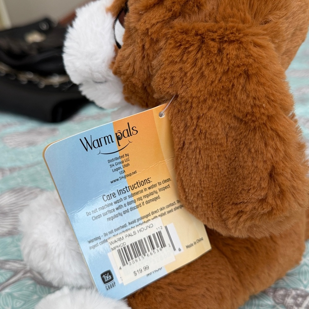 Hound dog warm, pals, heat bowl and cool bowl plush for your favorite little one - Picture 3 of 7